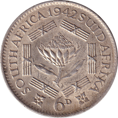 6 pence - South Africa