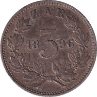 3 pence - South Africa