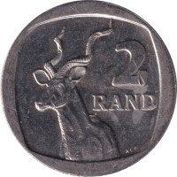 2 rand - Afrique du Sud