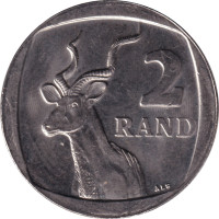 2 rand - Afrique du Sud