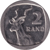 2 rand - Afrique du Sud