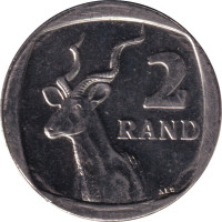 2 rand - Afrique du Sud