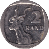 2 rand - Afrique du Sud