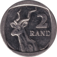 2 rand - Afrique du Sud