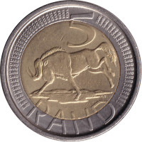 5 rand - Afrique du Sud