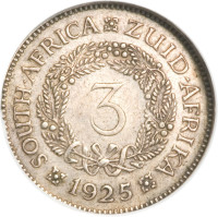 3 pence - Afrique du Sud