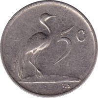 5 cents - Afrique du Sud