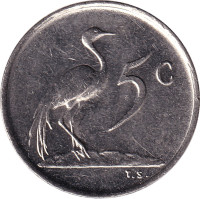 5 cents - Afrique du Sud