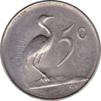 5 cents - Afrique du Sud