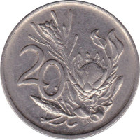 20 cents - Afrique du Sud