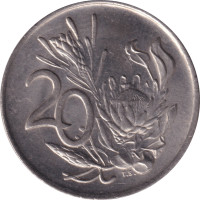 20 cents - Afrique du Sud