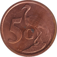 5 cents - Afrique du Sud