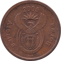 5 cents - Afrique du Sud