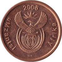 5 cents - Afrique du Sud