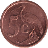 5 cents - Afrique du Sud