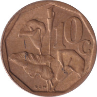 10 cents - Afrique du Sud