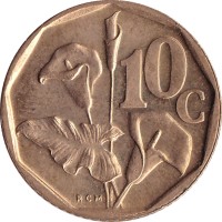 10 cents - Afrique du Sud