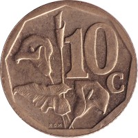 10 cents - Afrique du Sud