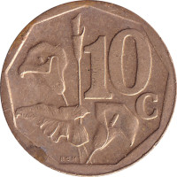 10 cents - Afrique du Sud