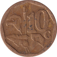 10 cents - Afrique du Sud