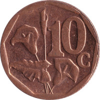 10 cents - Afrique du Sud