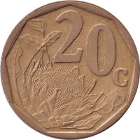 20 cents - Afrique du Sud