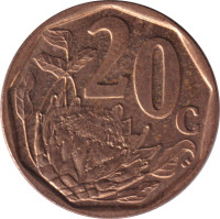 20 cents - Afrique du Sud