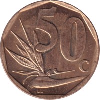50 cents - Afrique du Sud