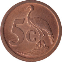 5 cents - Afrique du Sud