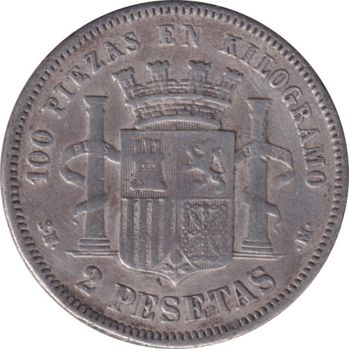 2 pesetas - Espagne