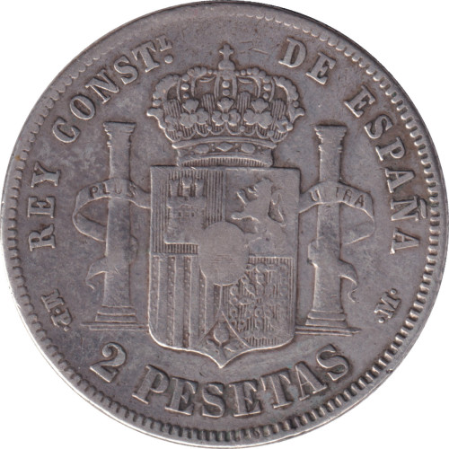 2 pesetas - Espagne