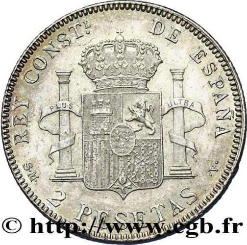 2 pesetas - Espagne