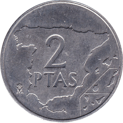 2 pesetas - Espagne