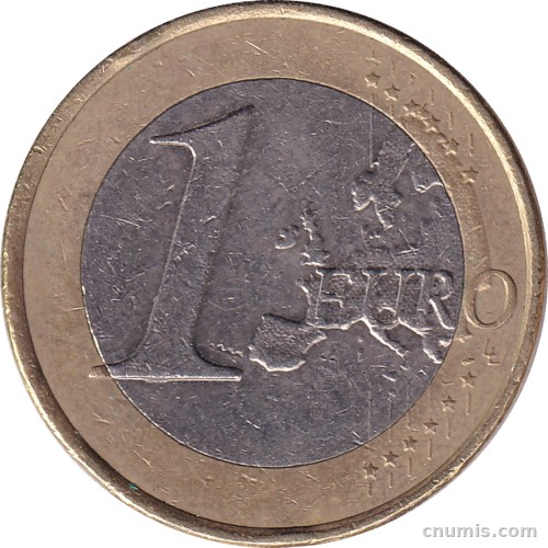 Spain - Euro - 1 euro Juan Carlos I - Type 2 (2010-2014) - www.cnumis.com