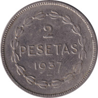 2 pesetas - Espagne