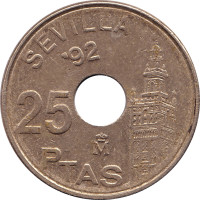 25 pesetas - Espagne