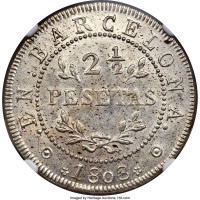 2 1/2 pesetas - Espagne