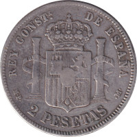 2 pesetas - Espagne