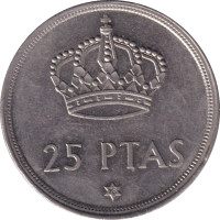 25 pesetas - Espagne