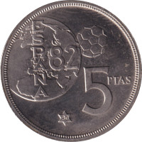 5 pesetas - Espagne