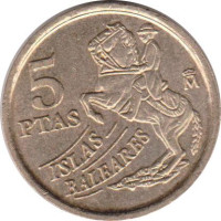 5 pesetas - Espagne