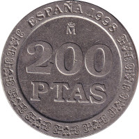 200 pesetas - Spain