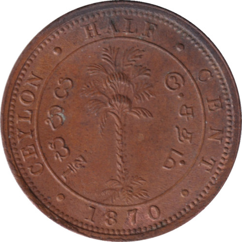 1/2 cent - Sri Lanka