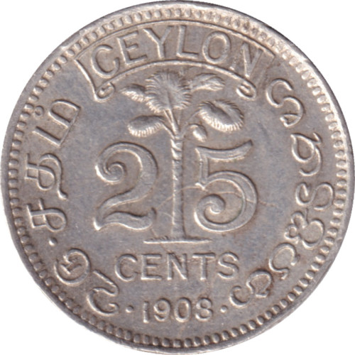 25 cents - Sri Lanka