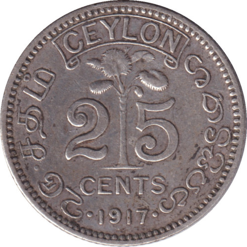 25 cents - Sri Lanka