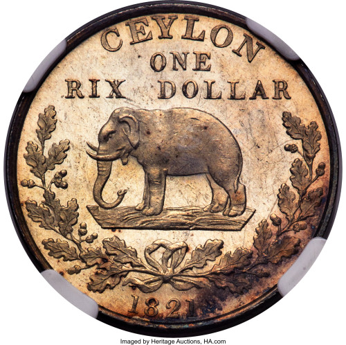 1 rixdollar - Sri Lanka