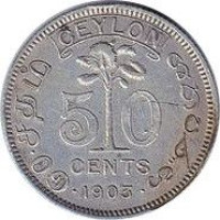 50 cents - Sri Lanka