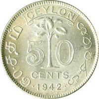 50 cents - Sri Lanka