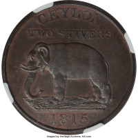 2 stivers - Sri Lanka