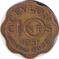 10 cents - Sri Lanka